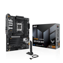 ASUS TUF GAMING X870-PLUS WIFI Motherboard AMD X870 Socket AM5 DDR5 ATX PCIe 5.0 M.2 Wi-Fi - 90MB1IU0-M0EAY0 - 4711387723609