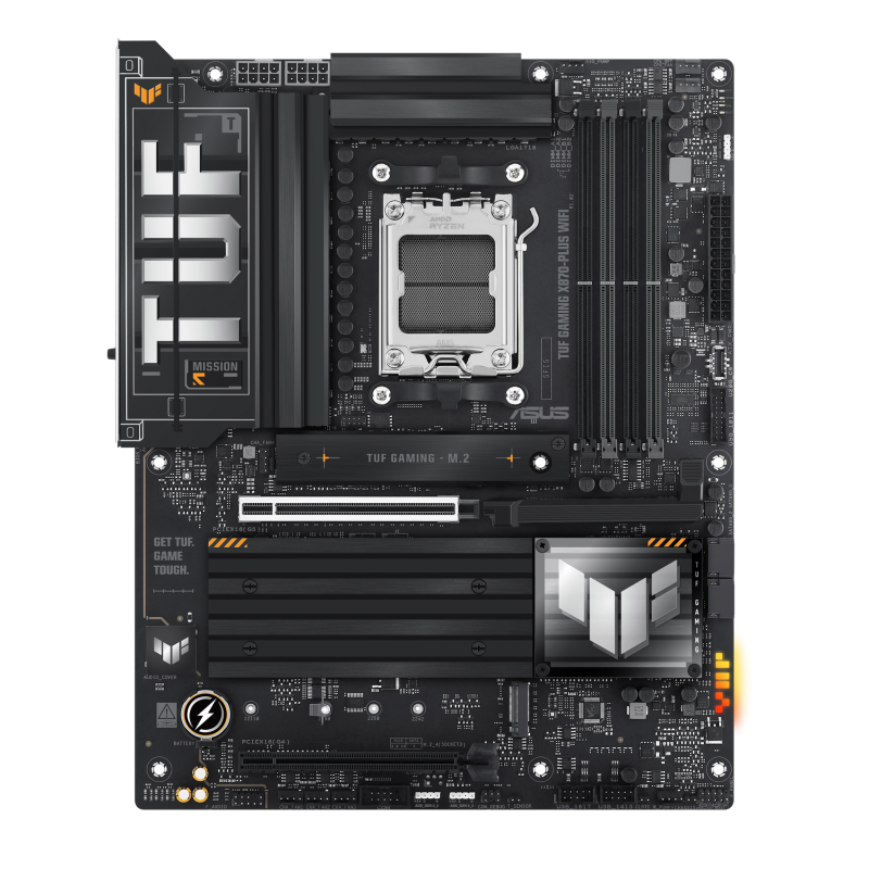 ASUS TUF GAMING X870-PLUS WIFI Motherboard AMD X870 Socket AM5 DDR5 ATX PCIe 5.0 M.2 Wi-Fi - 90MB1IU0-M0EAY0 - 4711387723609