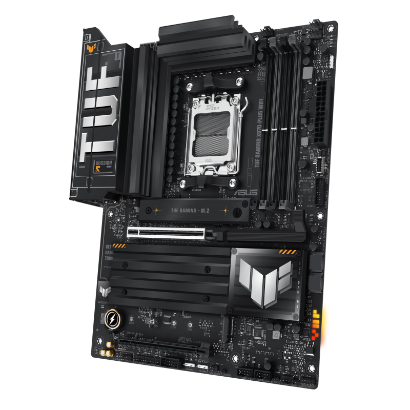 ASUS TUF GAMING X870-PLUS WIFI Motherboard AMD X870 Socket AM5 DDR5 ATX PCIe 5.0 M.2 Wi-Fi - 90MB1IU0-M0EAY0 - 4711387723609