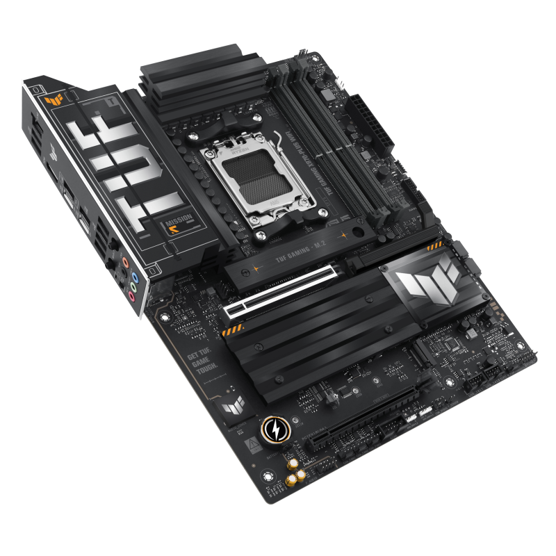 ASUS TUF GAMING X870-PLUS WIFI Motherboard AMD X870 Socket AM5 DDR5 ATX PCIe 5.0 M.2 Wi-Fi - 90MB1IU0-M0EAY0 - 4711387723609