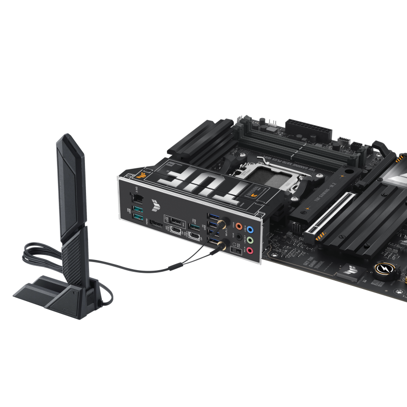 ASUS TUF GAMING X870-PLUS WIFI Motherboard AMD X870 Socket AM5 DDR5 ATX PCIe 5.0 M.2 Wi-Fi - 90MB1IU0-M0EAY0 - 4711387723609