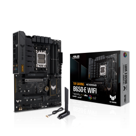 ASUS TUF GAMING B650-E WIFI Motherboard AMD B650 Socket AM5 DDR5 ATX PCIe 5.0 M.2 Wi-Fi - 90MB1GT0-M0EAY0 - 4711387423073