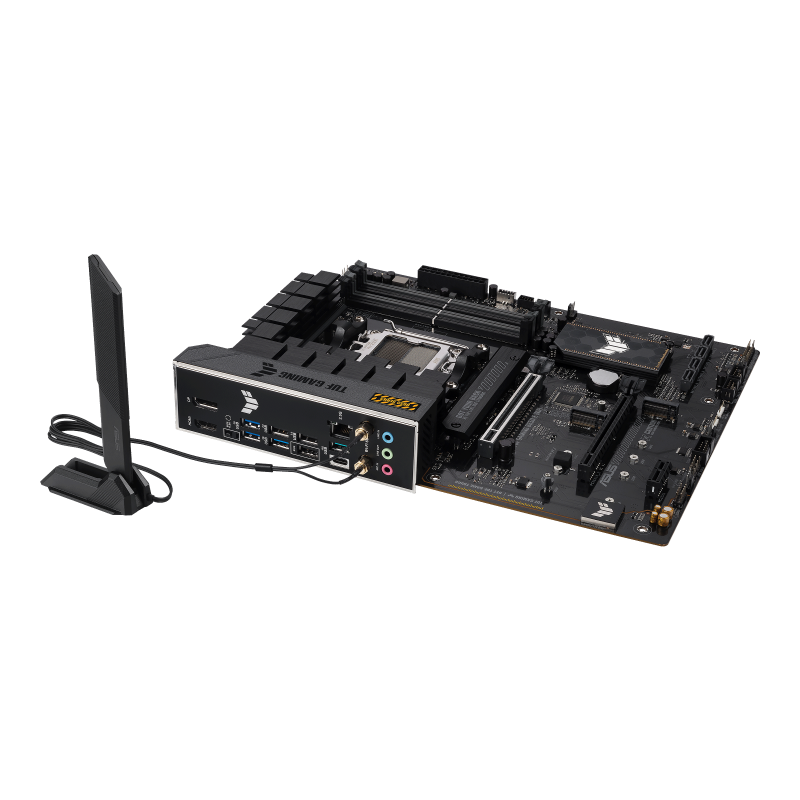 ASUS TUF GAMING B650-E WIFI Motherboard AMD B650 Socket AM5 DDR5 ATX PCIe 5.0 M.2 Wi-Fi - 90MB1GT0-M0EAY0 - 4711387423073