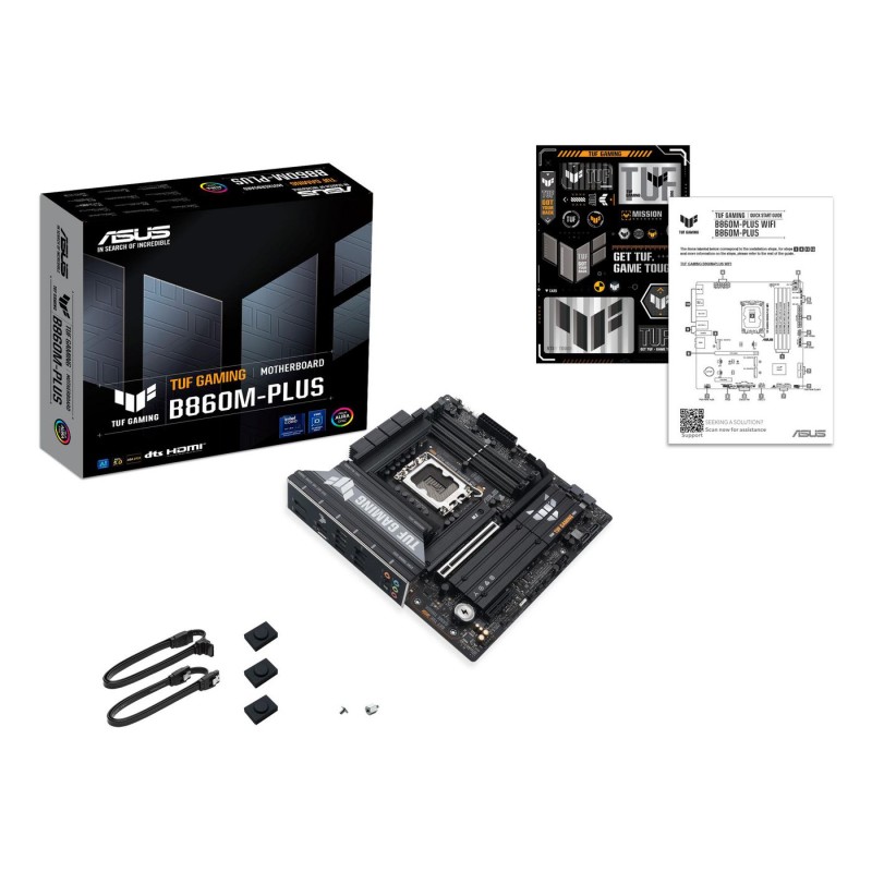 ASUS TUF GAMING B860M-PLUS Motherboard Intel B860 Socket LGA 1851 DDR5 micro ATX PCIe 5.0 M.2 - 90MB1JW0-M0EAY0 - 4711387785126