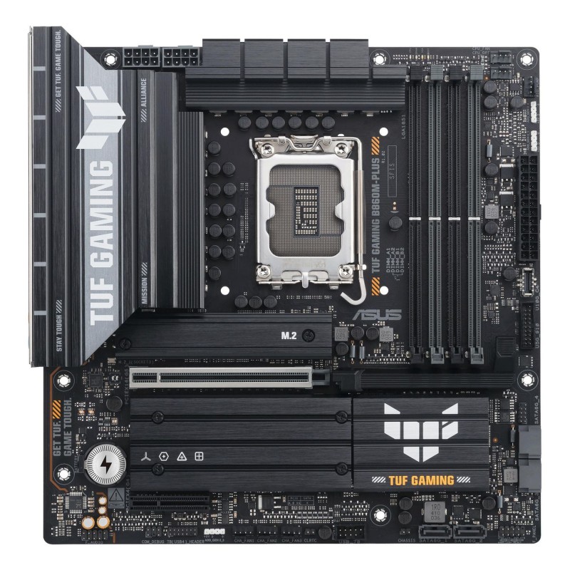 ASUS TUF GAMING B860M-PLUS Motherboard Intel B860 Socket LGA 1851 DDR5 micro ATX PCIe 5.0 M.2 - 90MB1JW0-M0EAY0 - 4711387785126