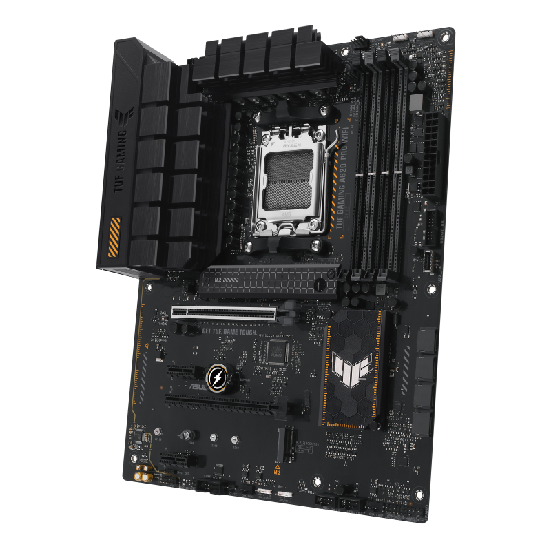 ASUS TUF GAMING A620-PRO WIFI Motherboard AMD A620 Socket AM5 DDR5 ATX PCIe 4.0 M.2 Wi-Fi - 90MB1FR0-M0EAY0 - 4711387206812