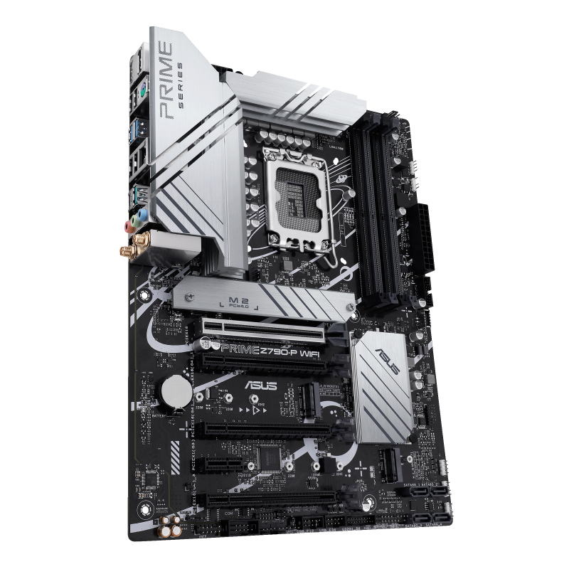 ASUS PRIME Z790-P WIFI Motherboard Intel Z790 Socket LGA 1700 DDR5 ATX PCIe 5.0 M.2 Wi-Fi - 90MB1CJ0-M1EAY0 - 4711081937227