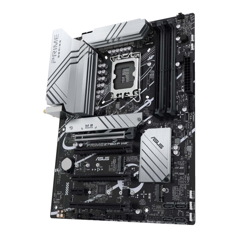 ASUS PRIME Z790-P WIFI Motherboard Intel Z790 Socket LGA 1700 DDR5 ATX PCIe 5.0 M.2 Wi-Fi - 90MB1CJ0-M1EAY0 - 4711081937227