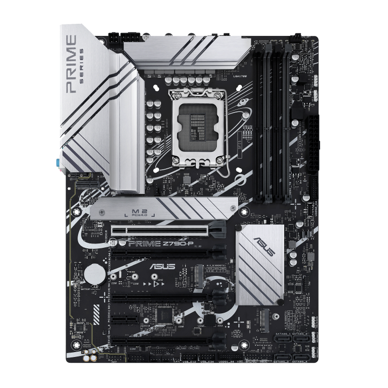 ASUS PRIME Z790-P Motherboard Intel Z790 Socket LGA 1700 DDR5 ATX PCIe 5.0 M.2 Wi-Fi - 90MB1CK0-M1EAY0 - 4711081937449