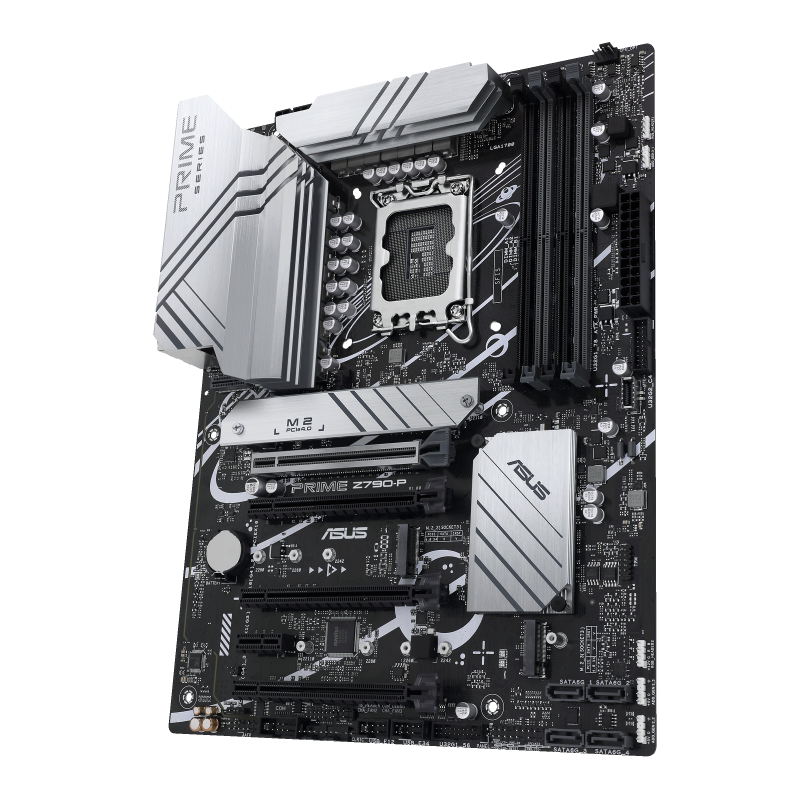 ASUS PRIME Z790-P Motherboard Intel Z790 Socket LGA 1700 DDR5 ATX PCIe 5.0 M.2 Wi-Fi - 90MB1CK0-M1EAY0 - 4711081937449