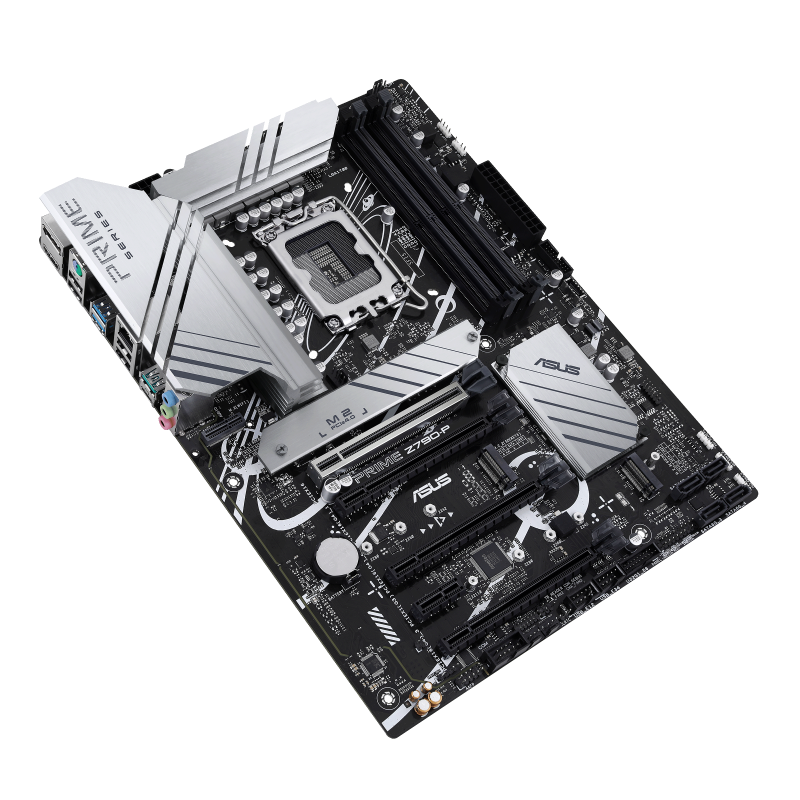 ASUS PRIME Z790-P Motherboard Intel Z790 Socket LGA 1700 DDR5 ATX PCIe 5.0 M.2 Wi-Fi - 90MB1CK0-M1EAY0 - 4711081937449