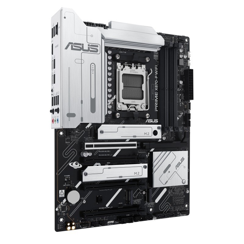 ASUS PRIME X870-P WIFI Motherboard AMD X870 Socket AM5 DDR5 ATX PCIe 5.0 M.2 Wi-Fi - 90MB1IS0-M0EAY0 - 4711387718148