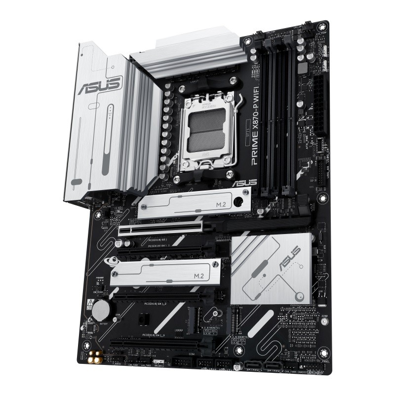 ASUS PRIME X870-P WIFI Motherboard AMD X870 Socket AM5 DDR5 ATX PCIe 5.0 M.2 Wi-Fi - 90MB1IS0-M0EAY0 - 4711387718148