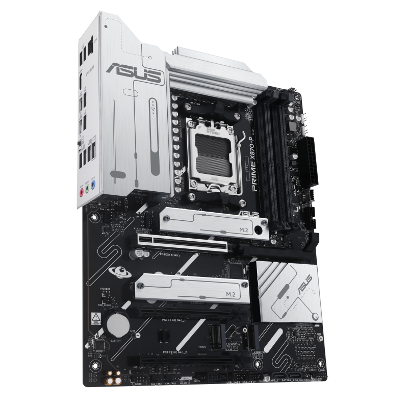 ASUS PRIME X870-P Motherboard AMD X870 Socket AM5 DDR5 ATX PCIe 5.0 M.2 - 90MB1IT0-M0EAY0 - 4711387723036