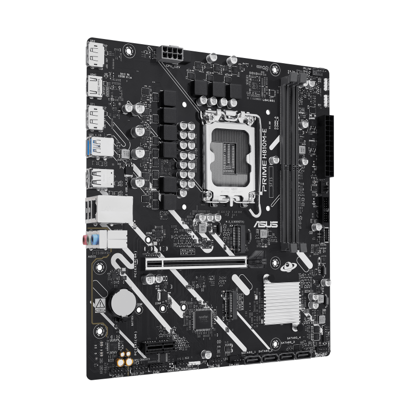 ASUS PRIME H810M-E-CSM Motherboard Intel H810 Socket LGA 1851 DDR5 micro ATX PCIe 4.0 M.2 - 90MB1N20-M0EAYC - 4711636188203