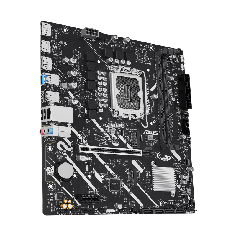 ASUS PRIME H810M-E-CSM Motherboard Intel H810 Socket LGA 1851 DDR5 micro ATX PCIe 4.0 M.2 - 90MB1N20-M0EAYC - 4711636188203
