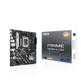 ASUS PRIME H810M-A-CSM Motherboard Intel H810 Socket LGA1851 DDR5 micro ATX PCIe 4.0 M.2 - 90MB1KK0-M0EAYC - 4711387844625