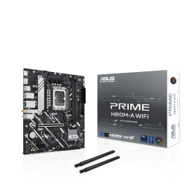ASUS PRIME H810M-A WIFI Motherboard Intel H810 Socket LGA 1851 DDR5 micro ATX PCIe 4.0 M.2 Wi-Fi - 90MB1KJ0-M0EAY0 - 4711387842522