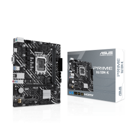 ASUS PRIME H610M-K Motherboard Intel H610 Socket LGA1700 DDR5 micro ATX PCIe 4.0 M.2 - 90MB1GA0-M0EAY0 - 4711387336328