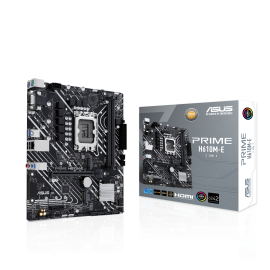 ASUS PRIME H610M-E-CSM Motherboard Intel H610 Socket LGA 1700 DDR5 micro ATX PCIe 4.0 M.2 - 90MB1G10-M0EAYC - 4711387259795