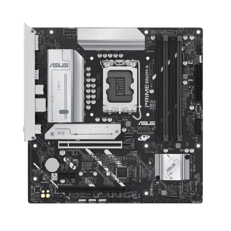 ASUS PRIME B860M-A CSM Motherboard Intel B860 Socket LGA1851 DDR5 micro ATX PCIe 5.0 M.2 - 90MB1K00-M0EAYC - 4711387819869