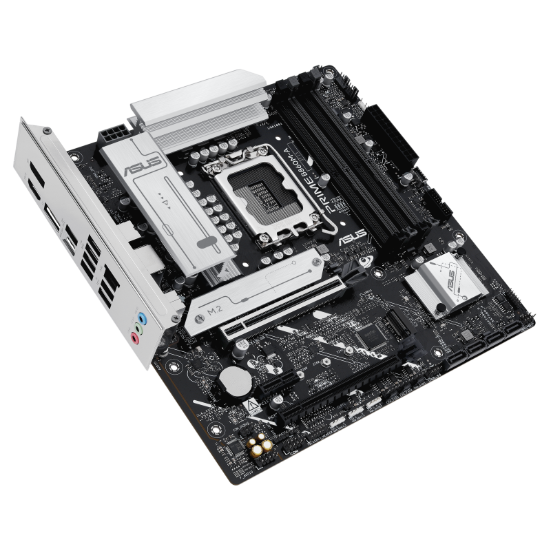 ASUS PRIME B860M-A CSM Motherboard Intel B860 Socket LGA1851 DDR5 micro ATX PCIe 5.0 M.2 - 90MB1K00-M0EAYC - 4711387819869