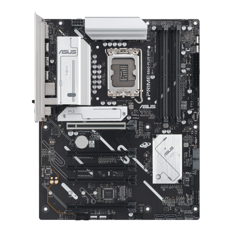 ASUS PRIME B860-PLUS WIFI Motherboard Intel B860 Socket LGA 1851 DDR5 ATX PCIe 5.0 M.2 Wi-Fi - 90MB1K50-M0EAY0 - 4711387814697