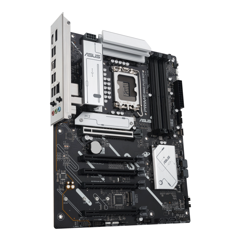 ASUS PRIME B860-PLUS WIFI Motherboard Intel B860 Socket LGA 1851 DDR5 ATX PCIe 5.0 M.2 Wi-Fi - 90MB1K50-M0EAY0 - 4711387814697