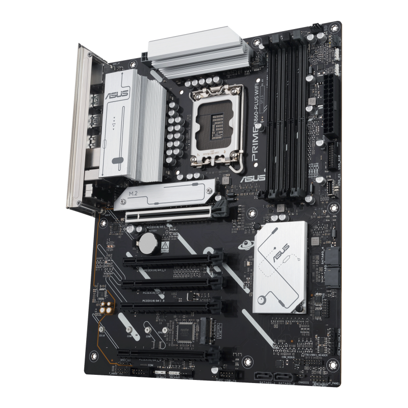 ASUS PRIME B860-PLUS WIFI Motherboard Intel B860 Socket LGA 1851 DDR5 ATX PCIe 5.0 M.2 Wi-Fi - 90MB1K50-M0EAY0 - 4711387814697
