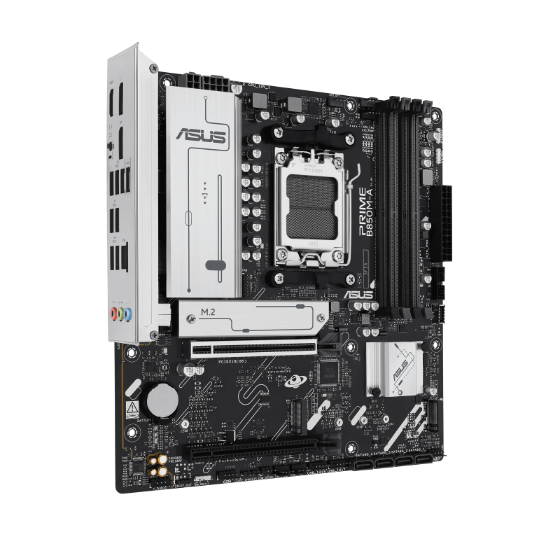 ASUS PRIME B850M-A-CSM Motherboard AMD B850 Socket AM5 DDR5 micro ATX PCIe 5.0 M.2 - 90MB1LQ0-M0EAYC - 4711636054720