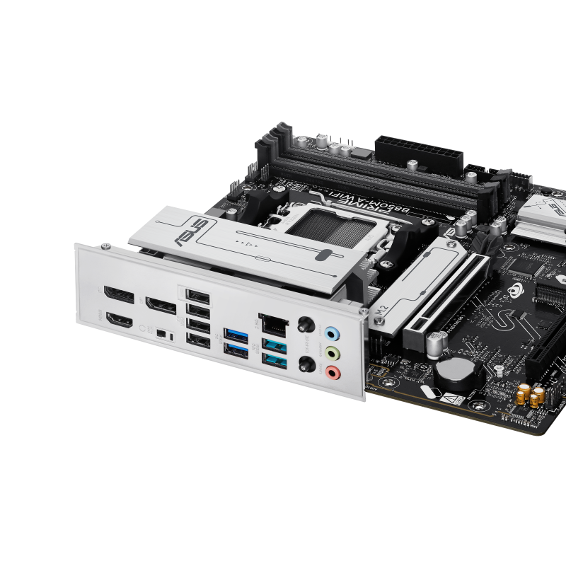 ASUS PRIME B850M-A WIFI Motherboard AMD B850 Socket AM5 DDR5 micro ATX PCIe 5.0 M.2 Wi-Fi - 90MB1LN0-M0EAY0 - 4711636051125