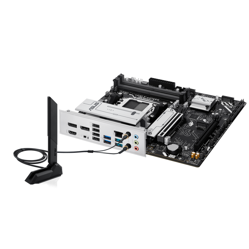 ASUS PRIME B850M-A WIFI Motherboard AMD B850 Socket AM5 DDR5 micro ATX PCIe 5.0 M.2 Wi-Fi - 90MB1LN0-M0EAY0 - 4711636051125