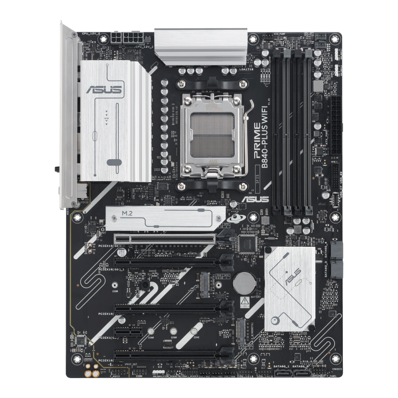 ASUS PRIME B840-PLUS WIFI Motherboard AMD B840 Socket AM5 DDR5 ATX PCIe 4.0 M.2 Wi-Fi - 90MB1IZ0-M0EAY0 - 4711387797273