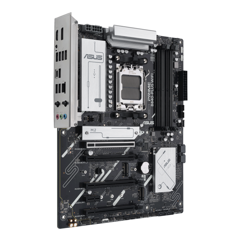 ASUS PRIME B840-PLUS WIFI Motherboard AMD B840 Socket AM5 DDR5 ATX PCIe 4.0 M.2 Wi-Fi - 90MB1IZ0-M0EAY0 - 4711387797273