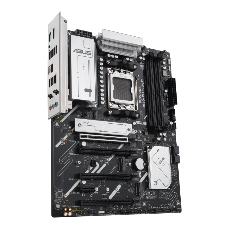 ASUS PRIME B840-PLUS WIFI Motherboard AMD B840 Socket AM5 DDR5 ATX PCIe 4.0 M.2 Wi-Fi - 90MB1IZ0-M0EAY0 - 4711387797273