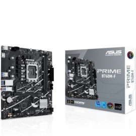 ASUS PRIME B760M-F Motherboard Intel B760 Socket LGA 1700 DDR5 micro ATX PCIe 4.0 M.2 - 90MB1IK0-M0EAY0 - 4711387598658