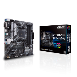 ASUS PRIME B550M-A Motherboard AMD B550 Socket AM4 DDR4 micro ATX PCIe 4.0 M.2 - 90MB14I0-M0EAY0 - 4718017755528