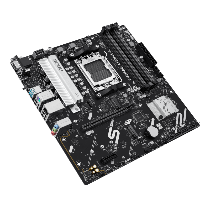 ASUS PRIME A620AM-A-CSM Motherboard AMD A620A Socket AM5 DDR5 micro ATX PCIe 4.0 M.2 - 90MB1MY0-M0EAYC - 4711636234405