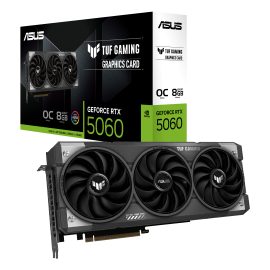 ASUS GeForce RTX 5060 TUF Gaming OC Placa Gráfica 8GB GDDR7 128-bit PCIe 5.0 - 90YV0N00-M0NA00 - 4711636058179
