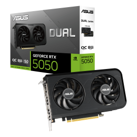 ASUS GeForce RTX 5050 Dual OC Placa Gráfica 8GB GDDR6 128-bit PCIe 5.0 - 90YV0N72-M0NA00 - 4711636178518
