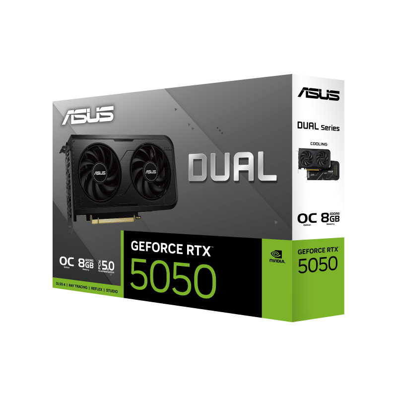 ASUS GeForce RTX 5050 Dual OC Placa Gráfica 8GB GDDR6 128-bit PCIe 5.0 - 90YV0N72-M0NA00 - 4711636178518