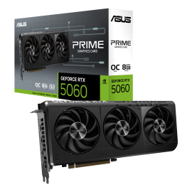 ASUS GeForce RTX 5060 Prime OC Edition Placa Gráfica 8GB GDDR7 128-bit PCIe 5.0 - 90YV0N10-M0NA00 - 4711636057851