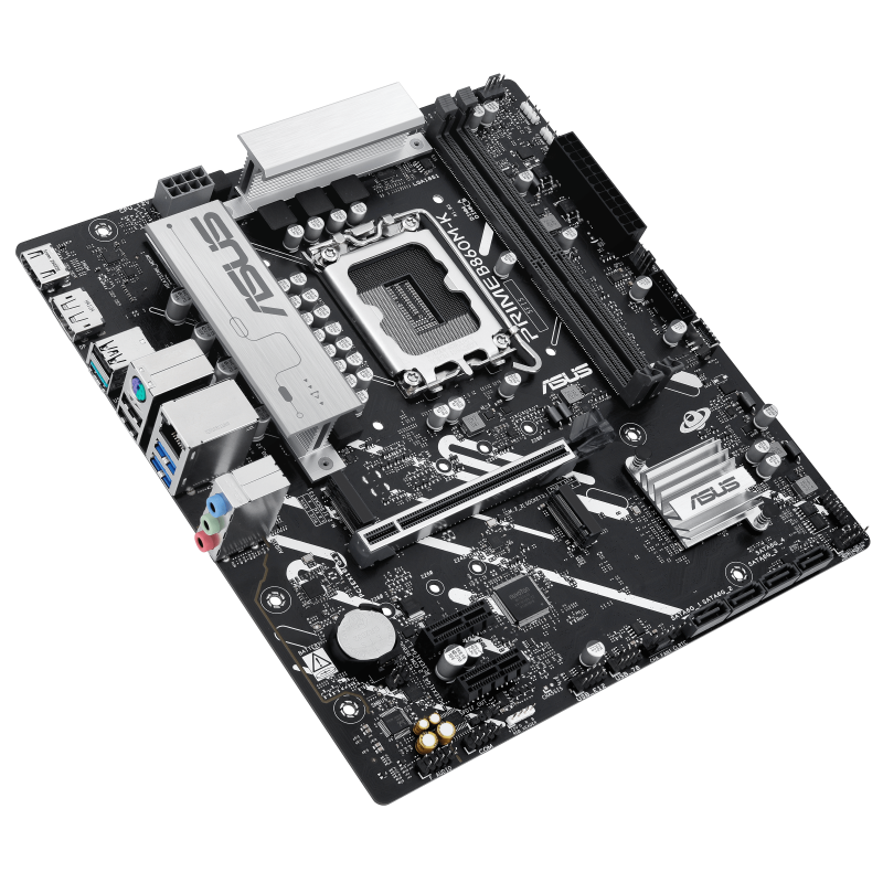 ASUS PRIME B860M-K Motherboard Intel B860 Socket LGA 1851 DDR5 micro ATX PCIe 5.0 M.2 - 90MB1JT0-M0EAY0 - 4711387808498