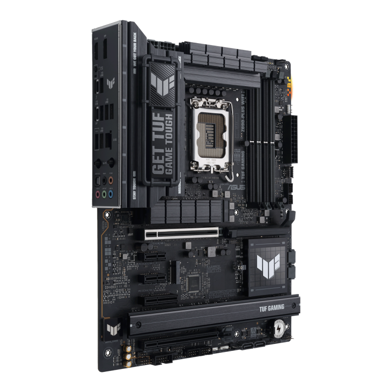 ASUS TUF GAMING Z890-PLUS WIFI Motherboard Intel Z890 Socket LGA 1851 DDR5 ATX PCIe 5.0 M.2 Wi-Fi - 90MB1IQ0-M0EAY0 - 4711387763926