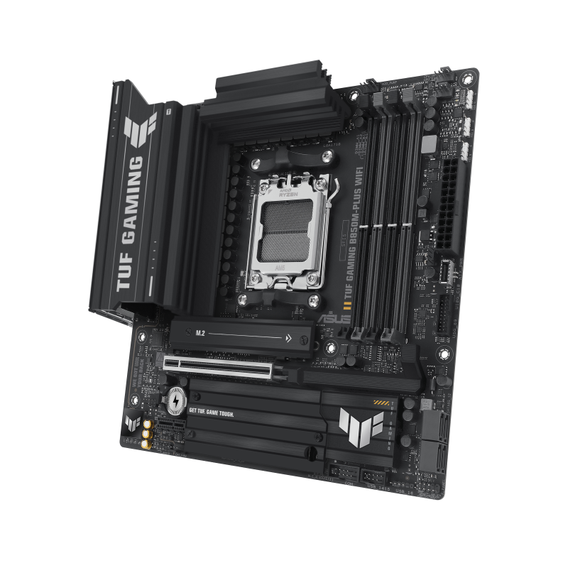 ASUS TUF GAMING B850M-PLUS WIFI Motherboard AMD B850 Socket AM5 DDR5 micro ATX PCIe 5.0 M.2 Wi-Fi - 90MB1IY0-M0EAY0 - 4711387764916