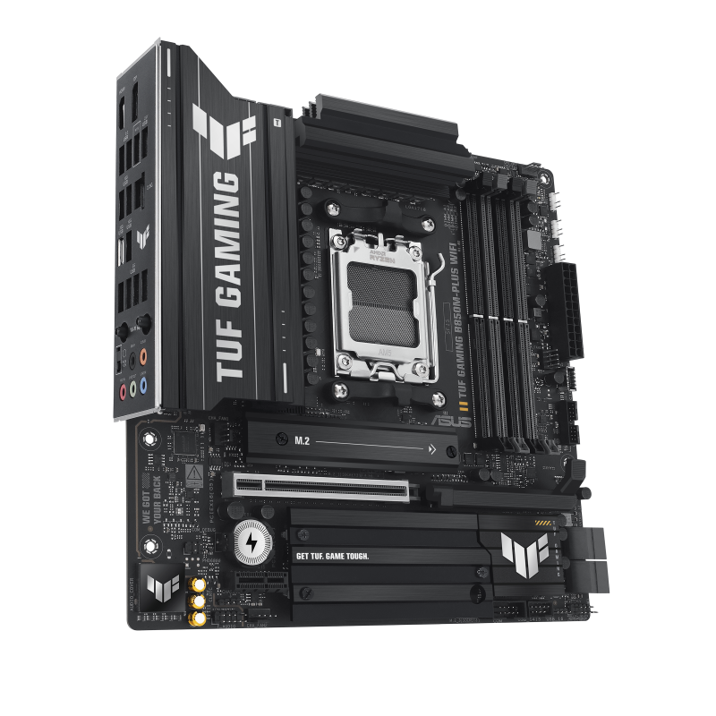 ASUS TUF GAMING B850M-PLUS WIFI Motherboard AMD B850 Socket AM5 DDR5 micro ATX PCIe 5.0 M.2 Wi-Fi - 90MB1IY0-M0EAY0 - 4711387764916