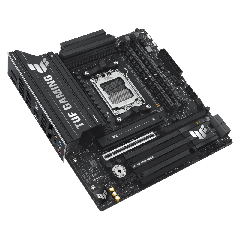 ASUS TUF GAMING B850M-PLUS WIFI Motherboard AMD B850 Socket AM5 DDR5 micro ATX PCIe 5.0 M.2 Wi-Fi - 90MB1IY0-M0EAY0 - 4711387764916