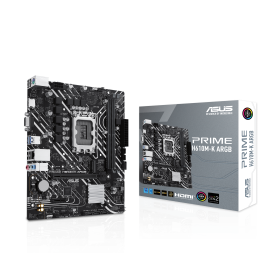 ASUS PRIME H610M-K ARGB Motherboard Intel H610 Socket LGA 1700 DDR5 micro ATX PCIe 4.0 M.2 - 90MB1G90-M0EAY0 - 4711387313350