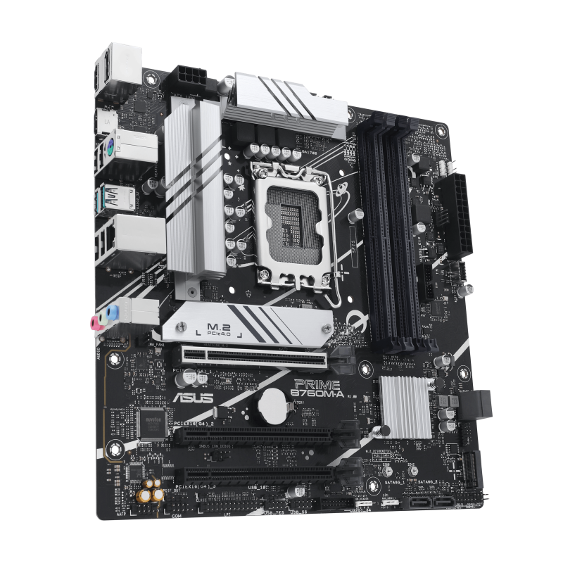 ASUS PRIME B760M-A-CSM Motherboard Intel B760 Socket LGA1700 DDR5 micro ATX PCIe 4.0 M.2 Wi-Fi - 90MB1EK0-M1EAYC - 4711387140710
