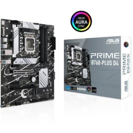 ASUS PRIME B760-PLUS D4 Motherboard Intel B760 Socket LGA1700 DDR4 ATX PCIe 5.0 M.2 - 90MB1CW0-M1EAY0 - 4711081970309